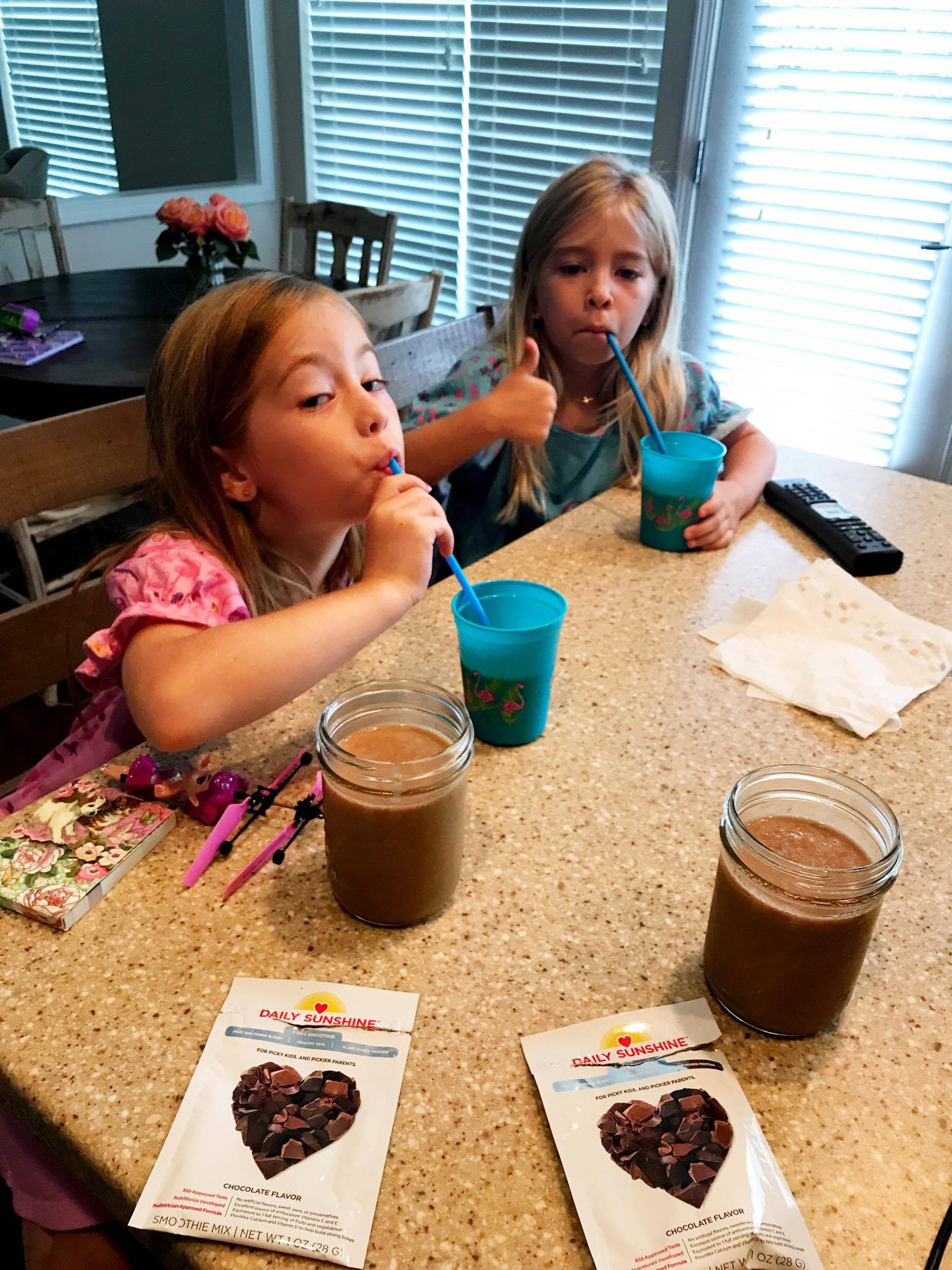 daily sunshine nutrition smoothie for kids