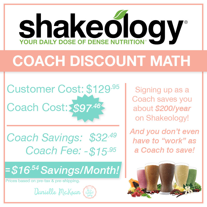 Shakeology Coach Discount Explained